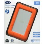 LaCIE 1TB RUGGED THUNDERBOLT, USB3, USB2 DRIVE INC THUNDERBOLT CABLE: 9000294