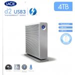 LACIE 4TB D2 THUNDERBOLT & USB 3.0 7200RPM HARD DRIVE