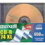 MAXELL (20 PACK) CDR 74 MINUTE COMPUTER CD/DVD SUPPLIES