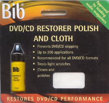 BIB DVD/CD RESTORER POLISH and CLOTH. code: BIB-635N