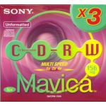 SONY PACK OF 3 REWRITE 8CM FOR MAVICA