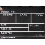 CLAPPERBOARD MEDIUM FOR CHALKING ON.